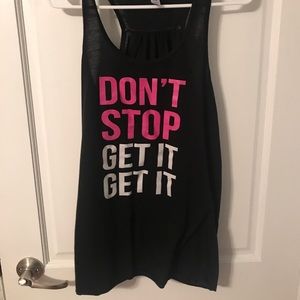 Black Racerback Workout Tank